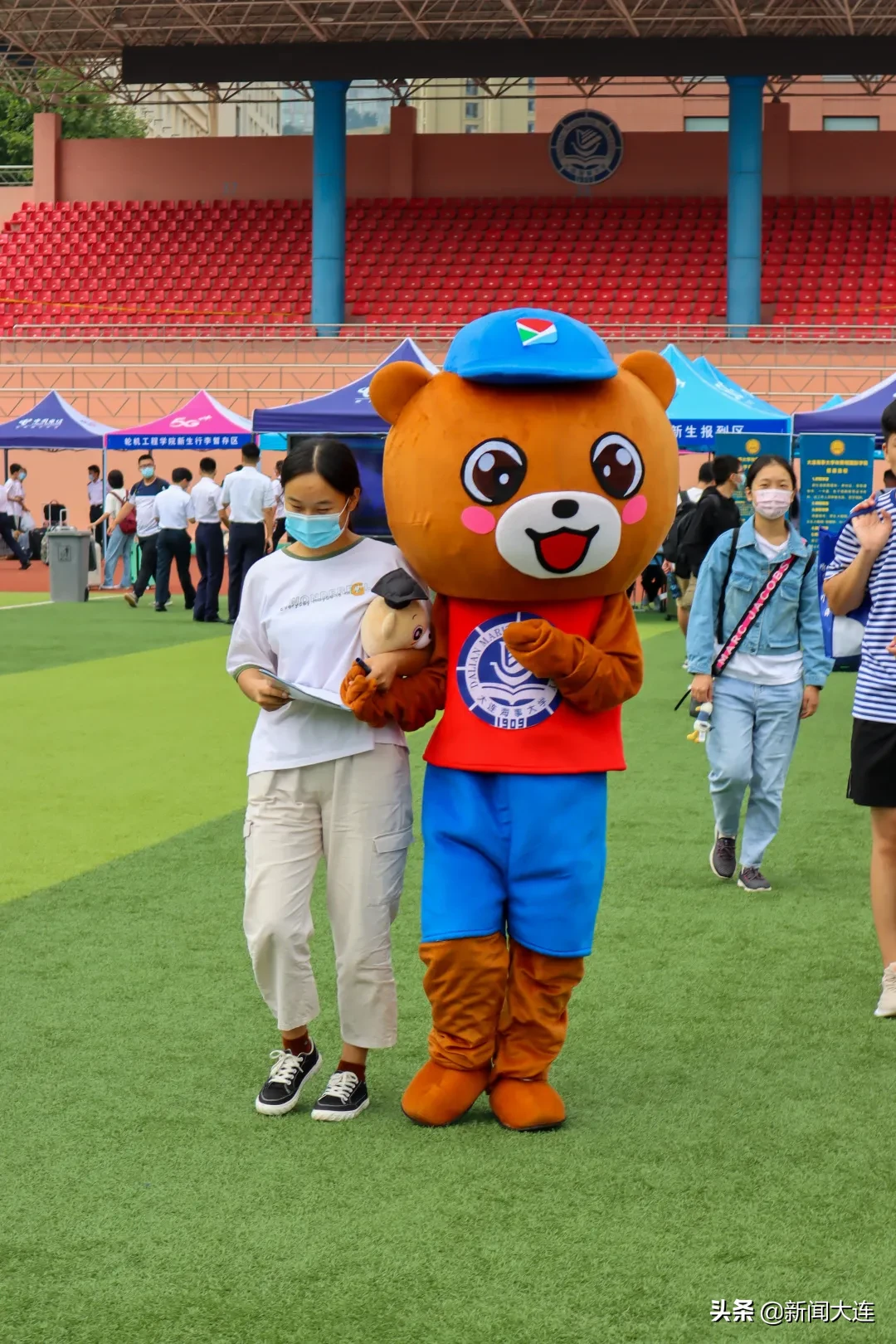#大连头条#高校开学进行时！终于等到你