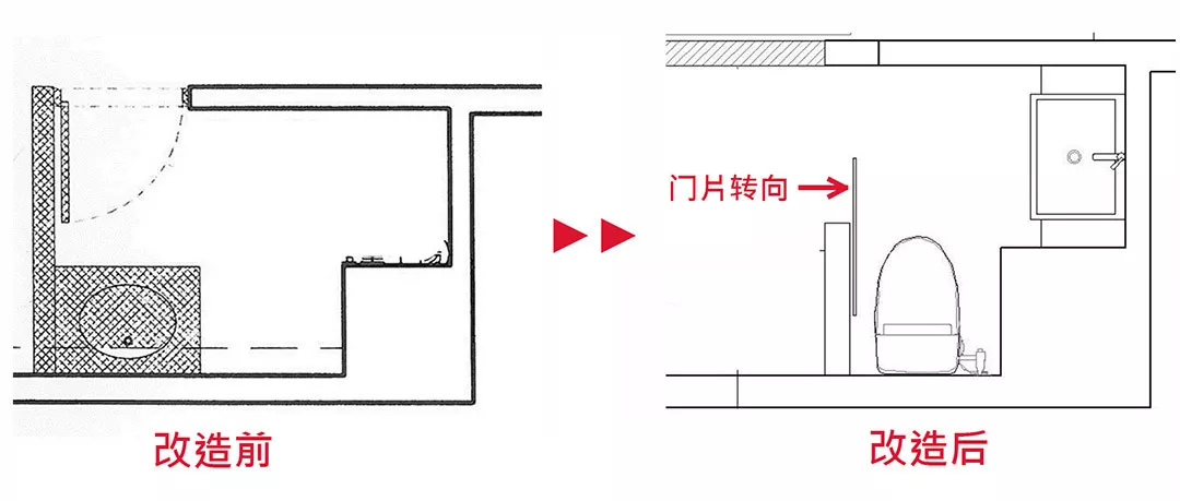 爆改60㎡小公寓,榨出三居室,玻璃书房、大浴缸,都有了