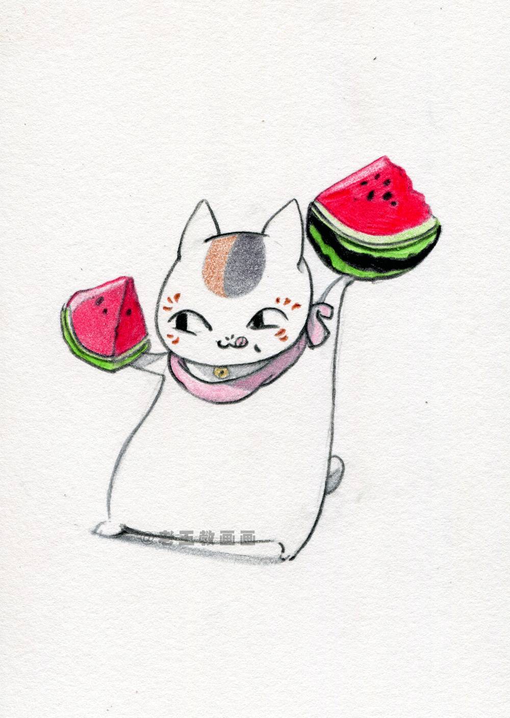 教你画夏目的猫咪老师 · 简笔画教程