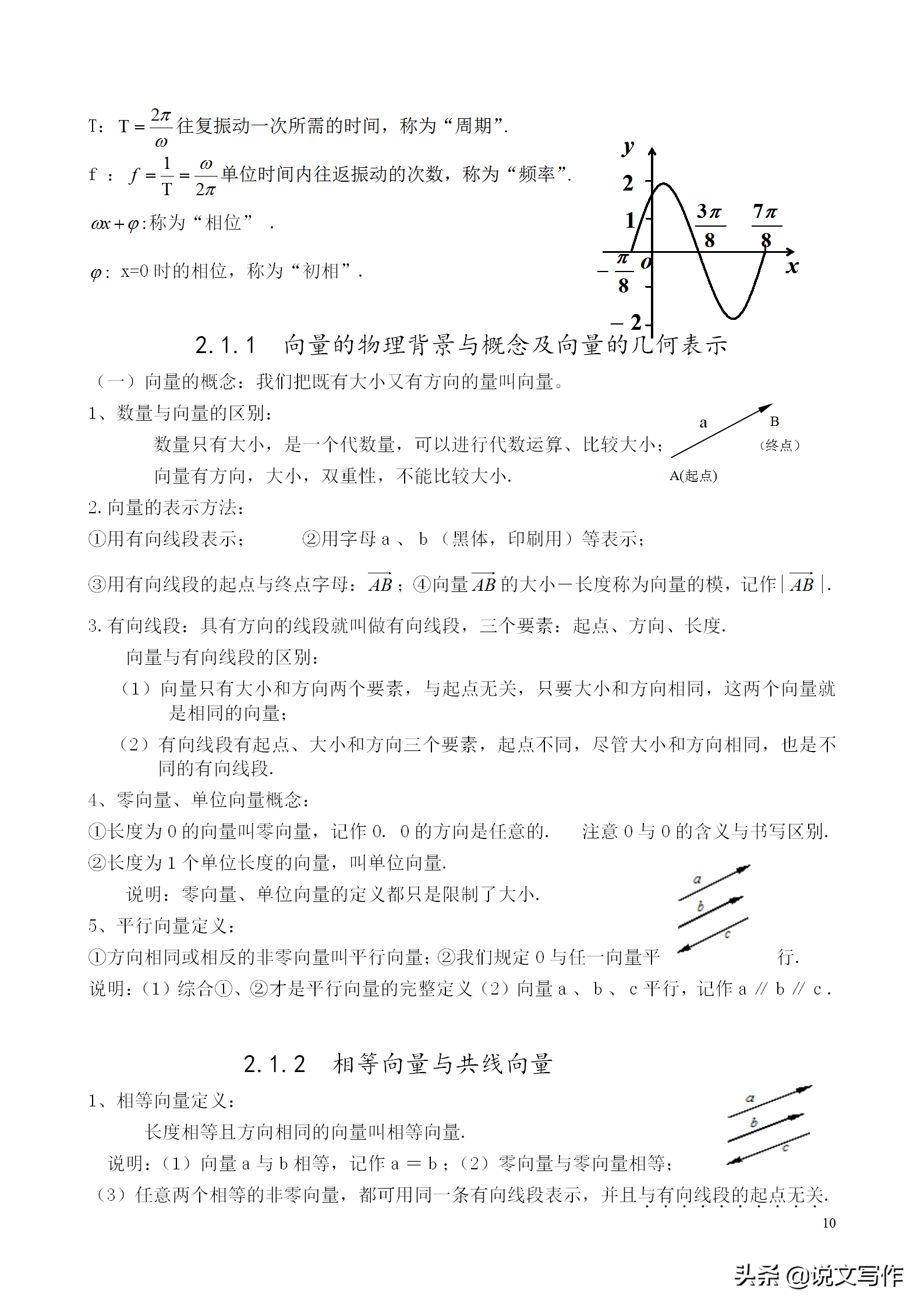 人教版高中数学必修四知识点归纳总结，留好备用！