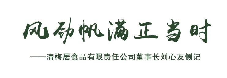 风劲帆满正当时——清梅居食品有限责任公司董事长刘心友侧记