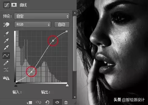 ps双曲线磨皮,修图大法好(赠送ps磨皮精修插件)