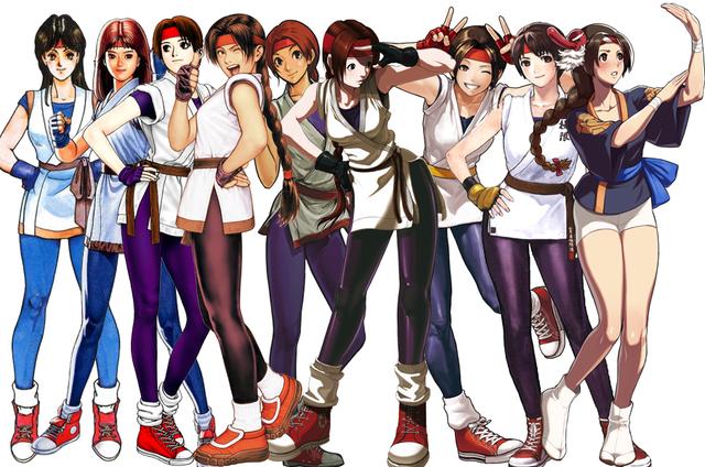 《拳皇》系列充满朝气的女高中生,只会在同人作品中被击败