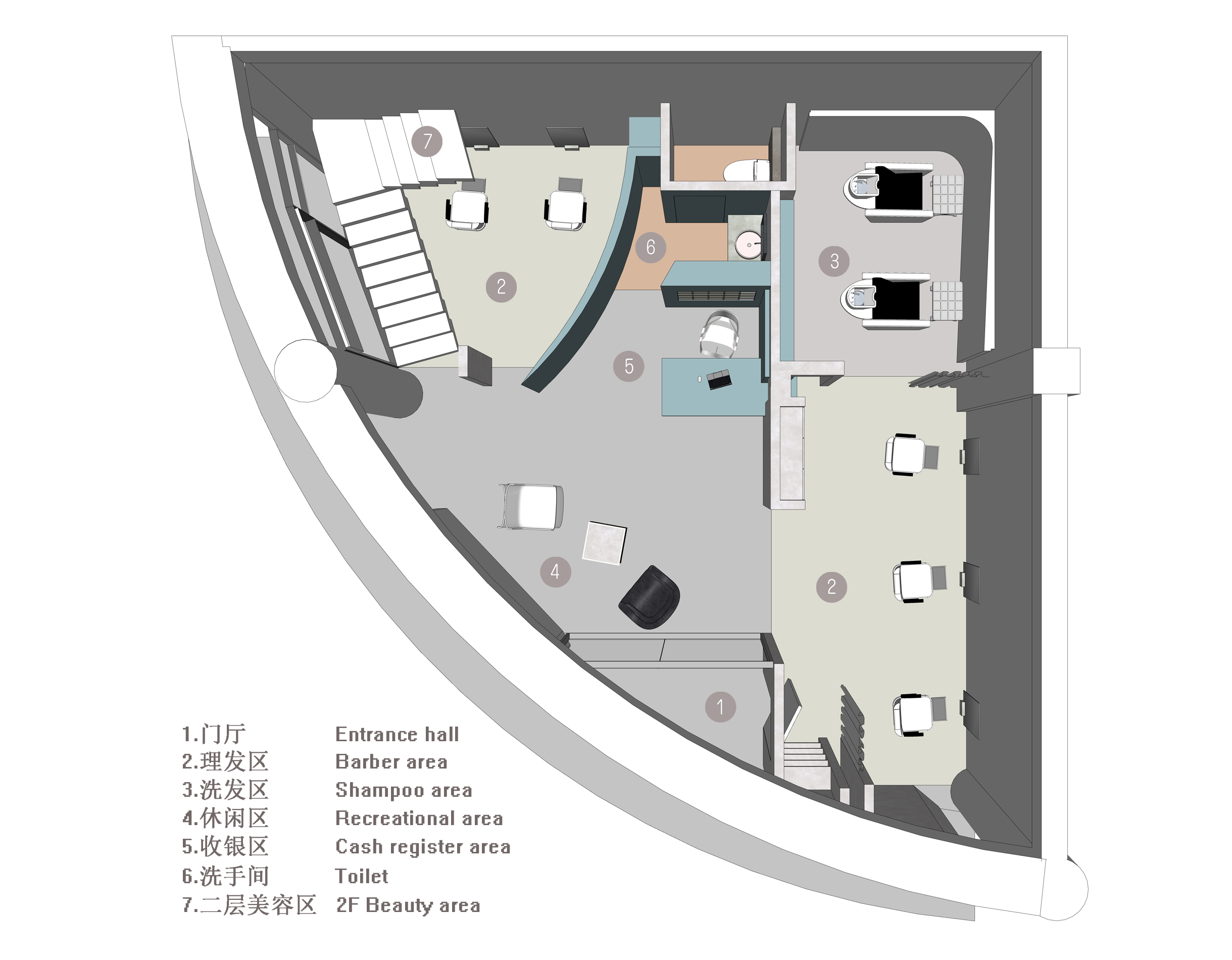 芜湖长江之歌这家理发店要火，历时40余天打造60平庄素、优雅空间