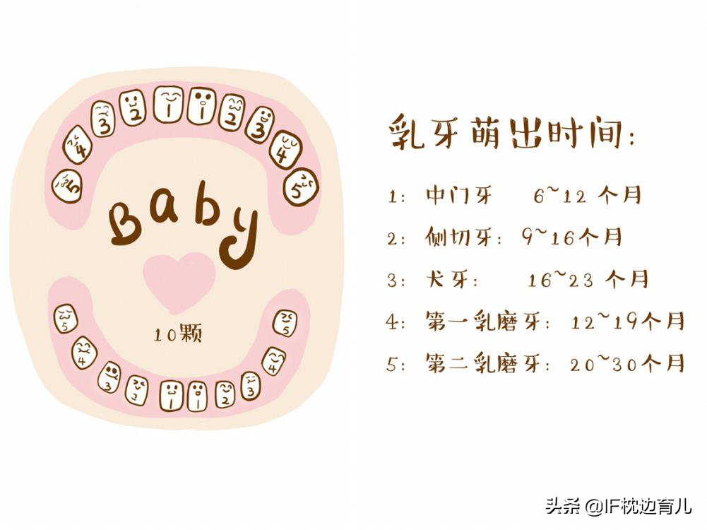 宝宝一般在几个月出牙？长牙症状和出牙顺序是这样的，对照下吧