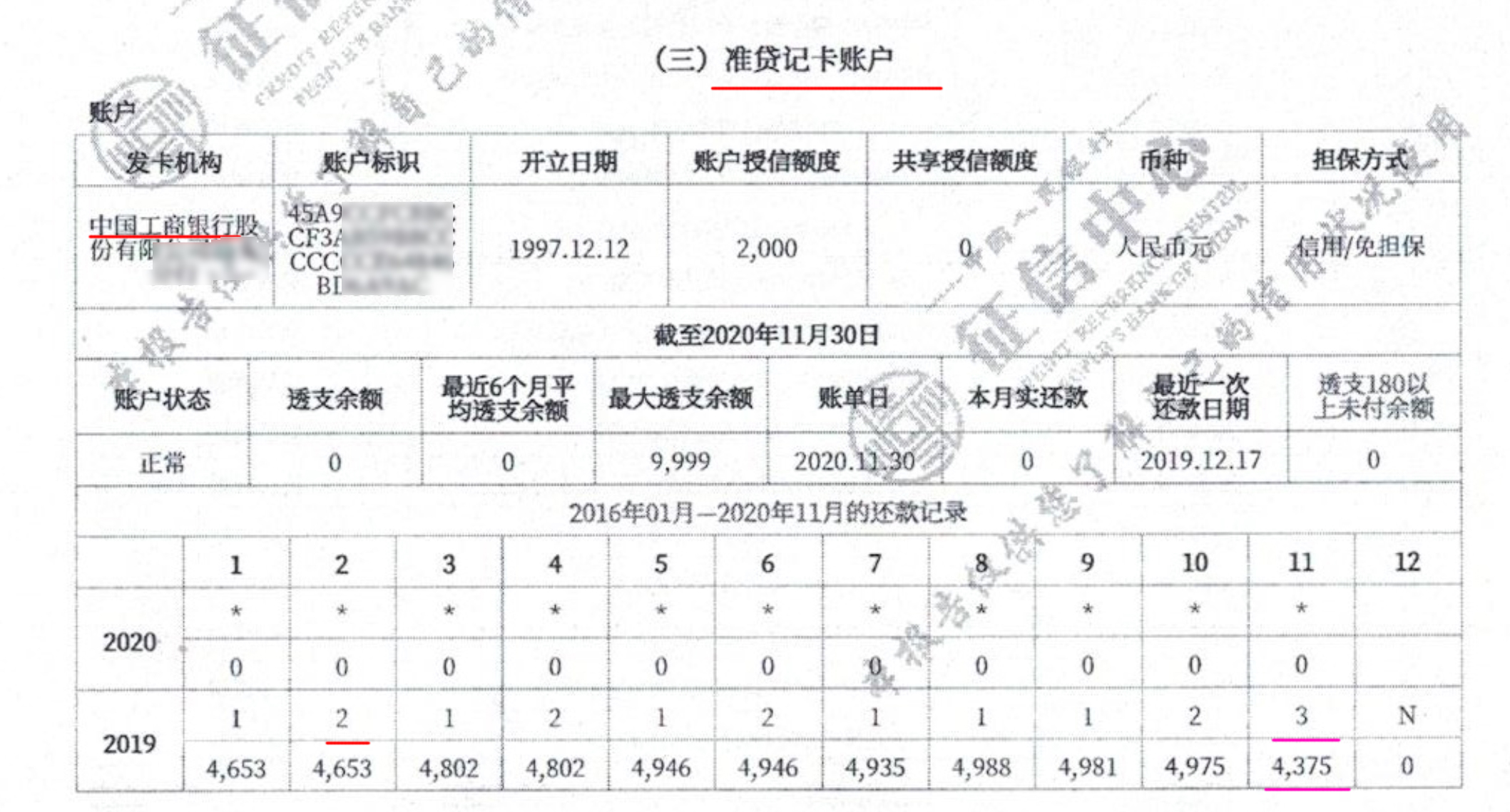 5分钟学会看征信报告