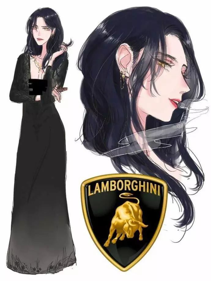 画师将汽车品牌变成美女，福特金发碧眼，宝马看着像女高管