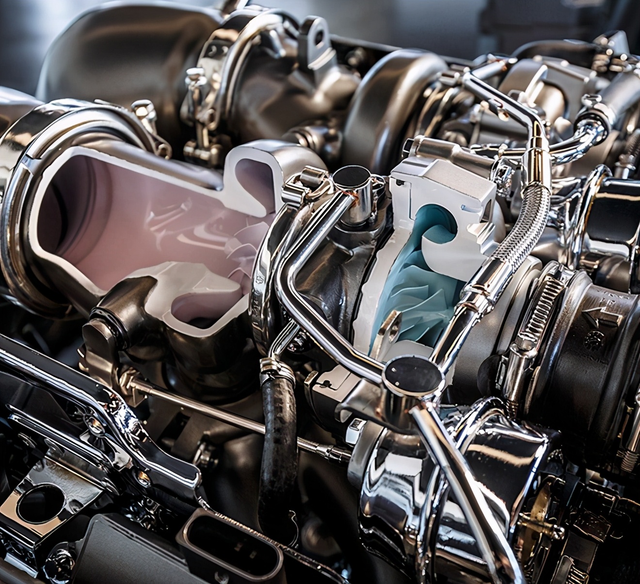 奔驰的顶级动力amg 4.0t v8发动机