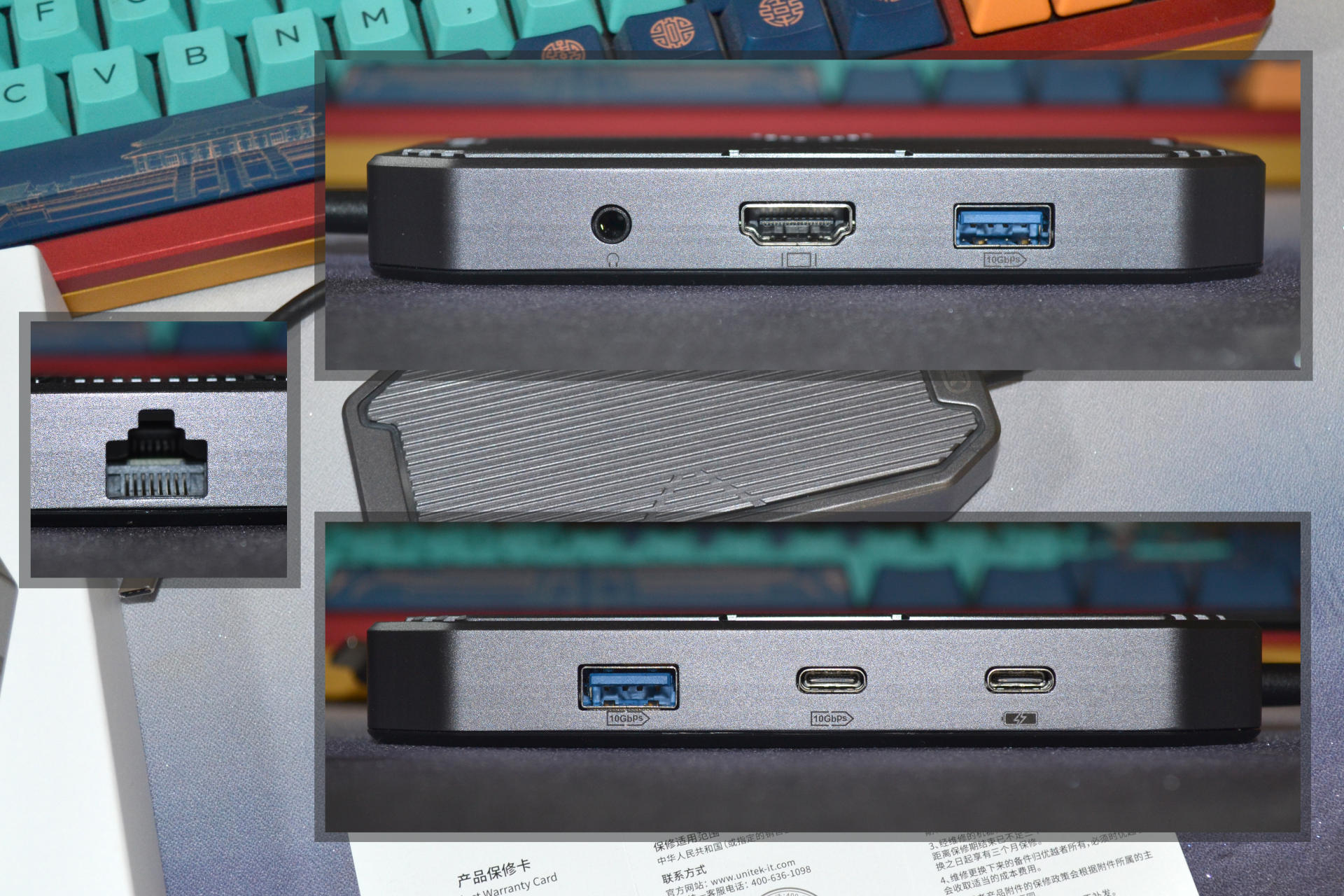 7合1接口+RGB灯效，优越者D029A扩展坞超好玩