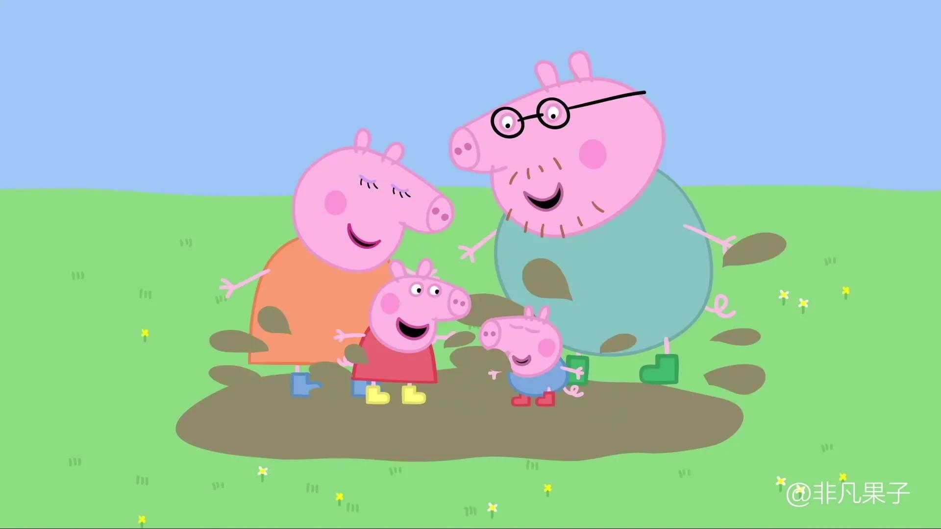 推荐一部家庭教育动画片《小猪佩奇》(英文名叫《peppa pig》)