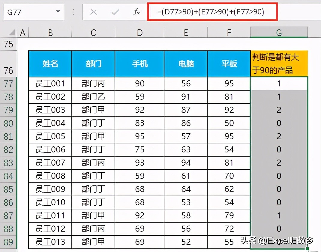 Excel函数：乘法和加法综合应用（案例讲解+思路解析）