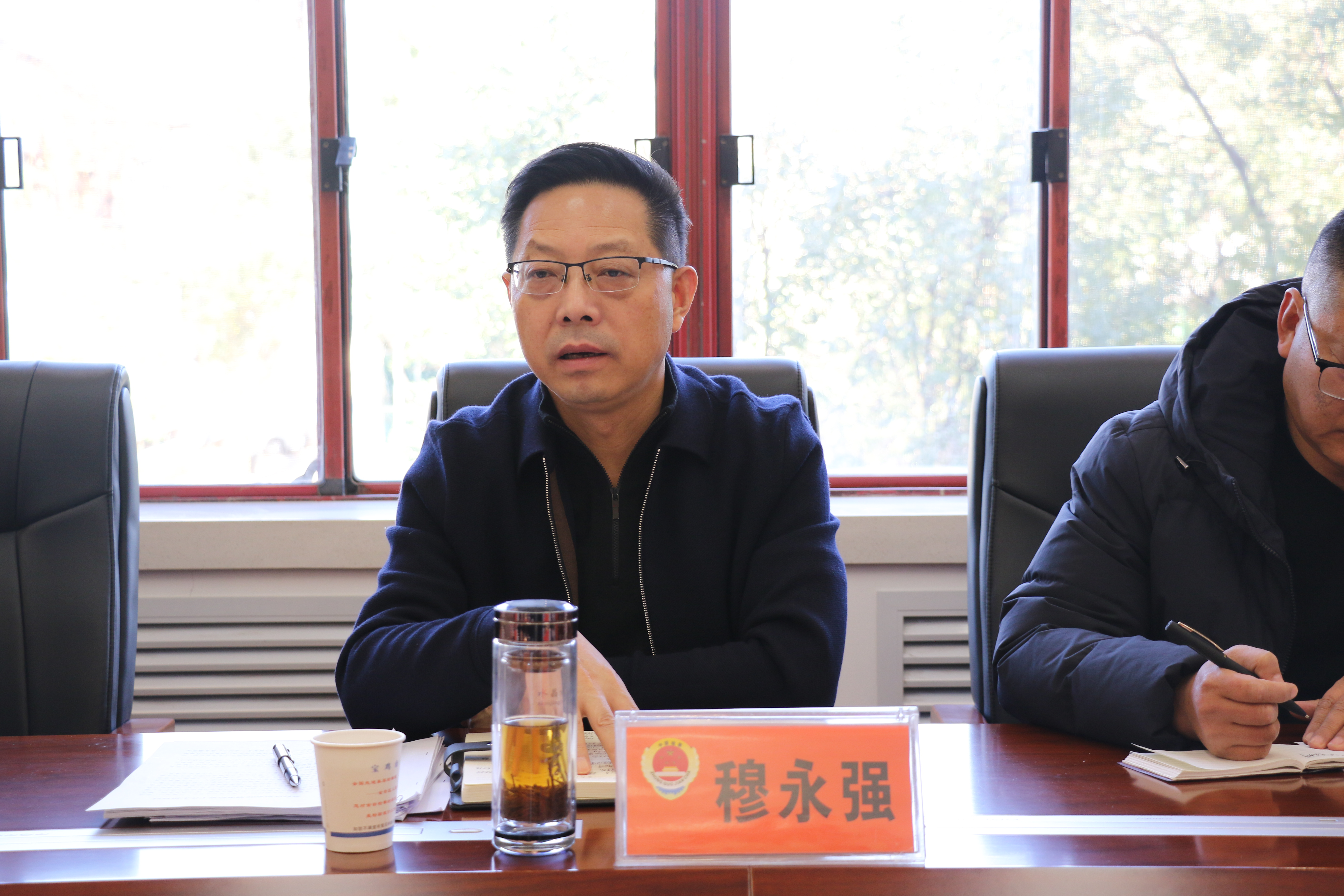 宝鸡市人民检察院党组成员、副检察长穆永强一行调研督导金台区院刑事检察工作