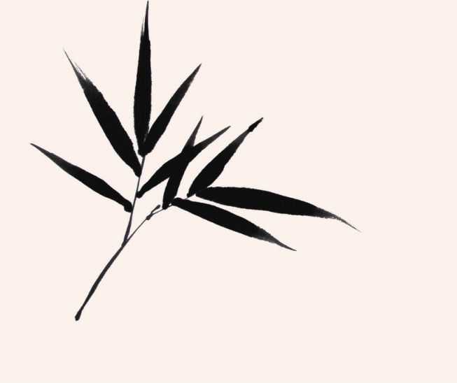 画竹子不会画仰式叶？老艺术家教你，学会几分钟画一幅《墨竹图》