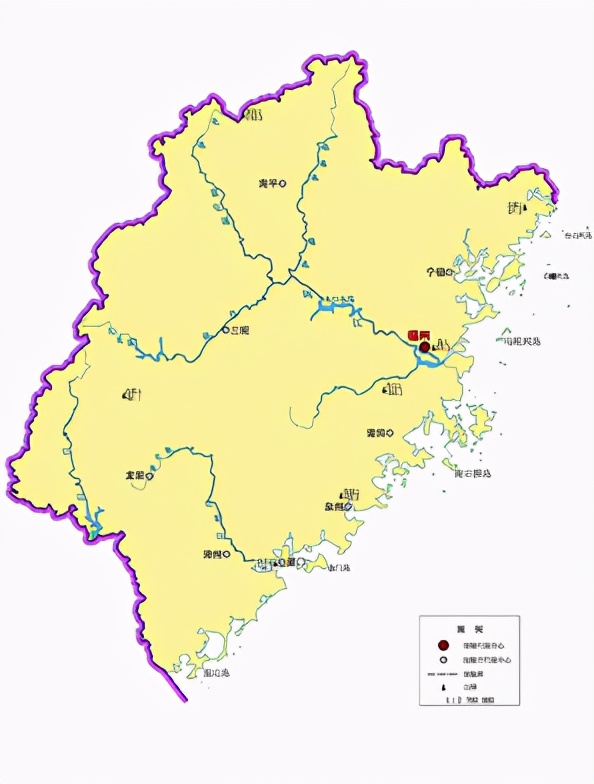 流域面积超过5000平方公里的九龙江,晋江,交溪,汀江和闽江等五条河流