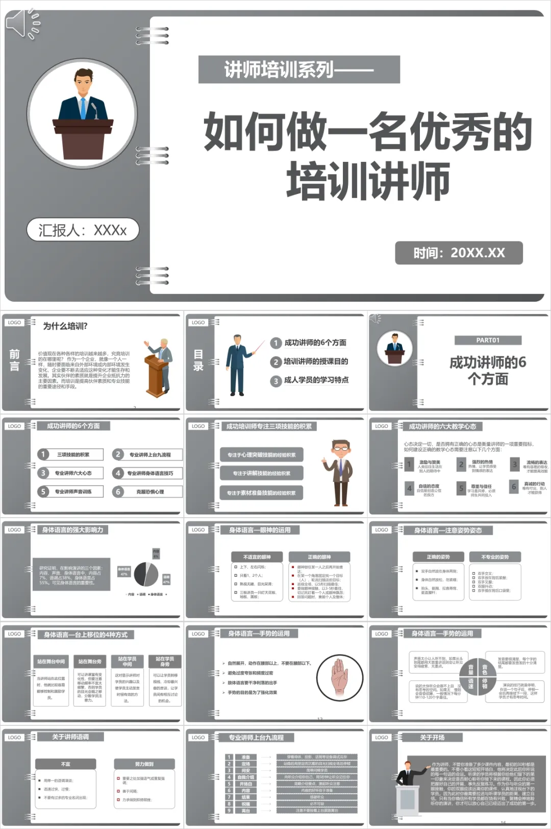 企业内部培训师培训方案合集，内含培训师技能、培训评估方法等