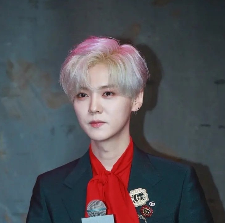 男星生图好养眼,鹿晗银色发型韩范十足,刘耀文的男模脸更绝