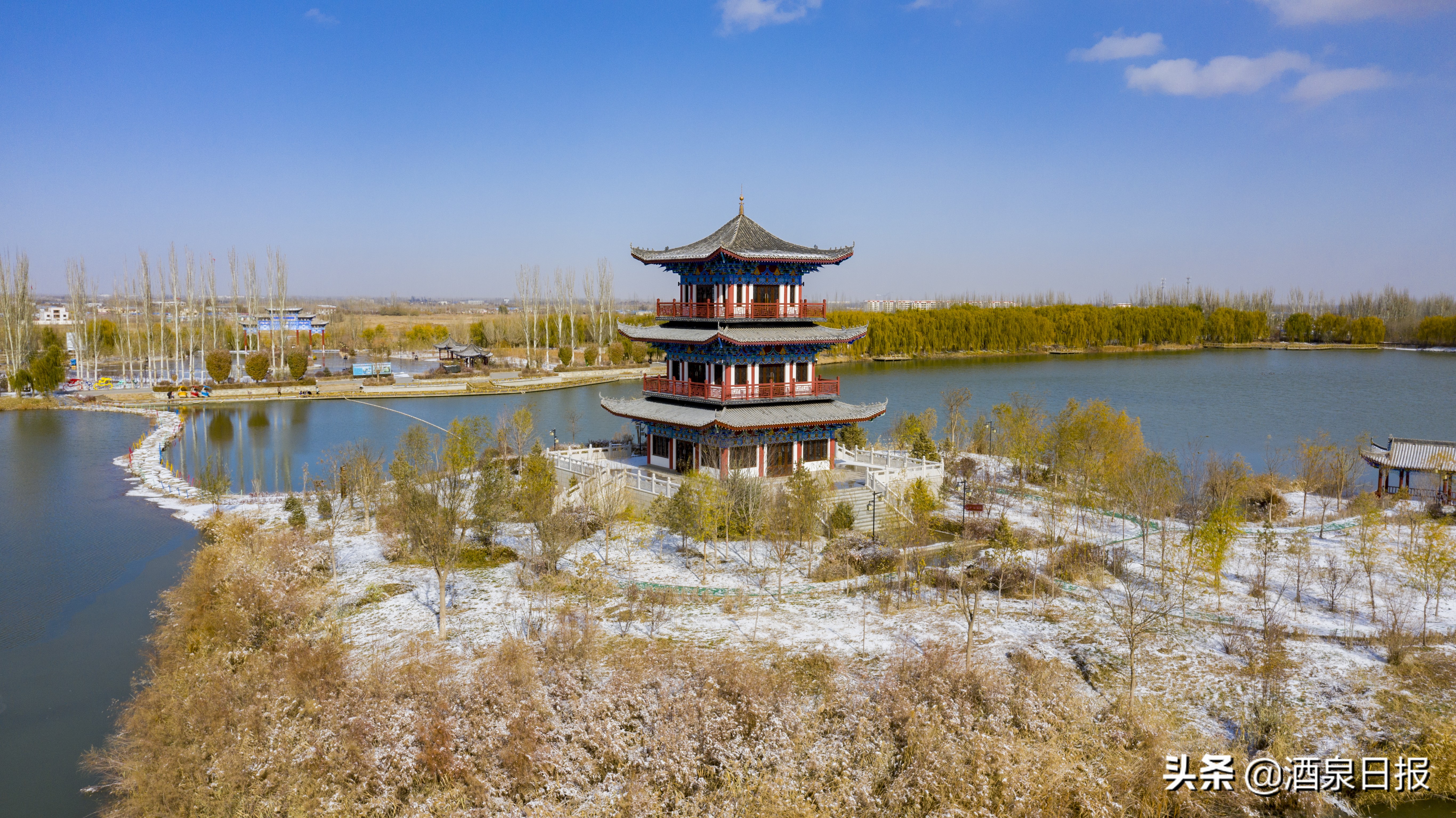 一场雪酒泉神清气爽