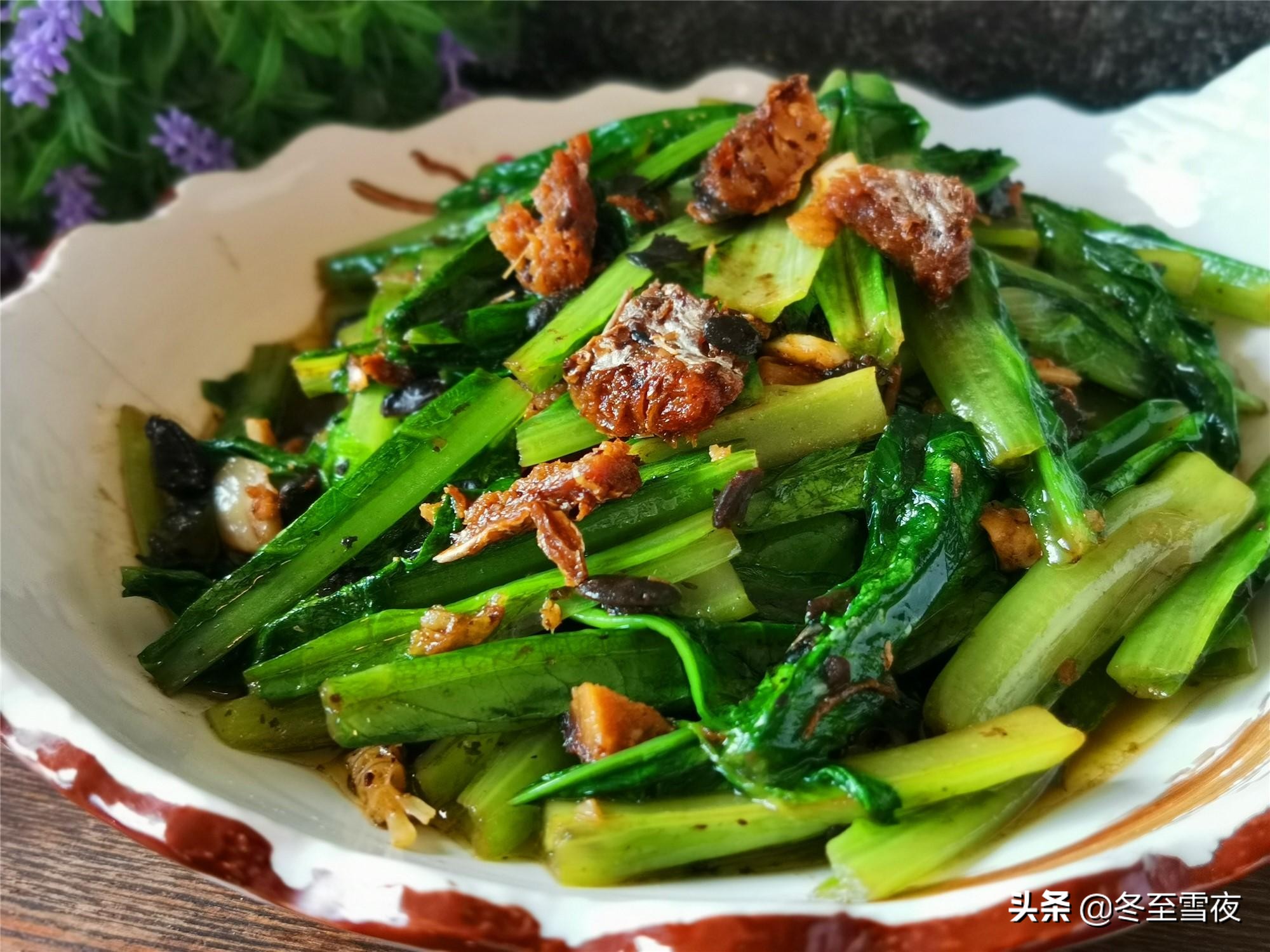 豆豉鲮鱼油麦菜的做法大全（家常豆豉鲮鱼油麦菜步骤窍门）