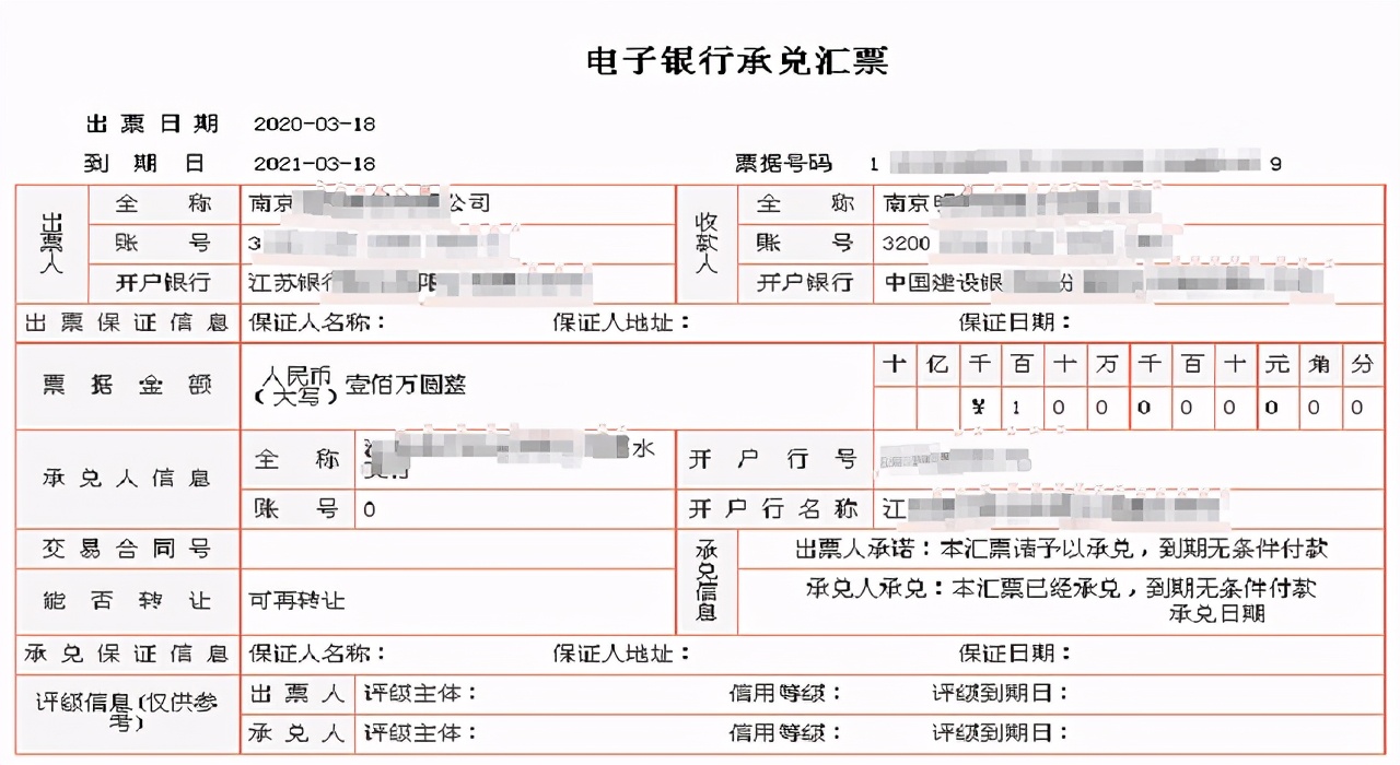 電子承兌匯票票面信息大解密,能全部弄清楚的,都不簡單