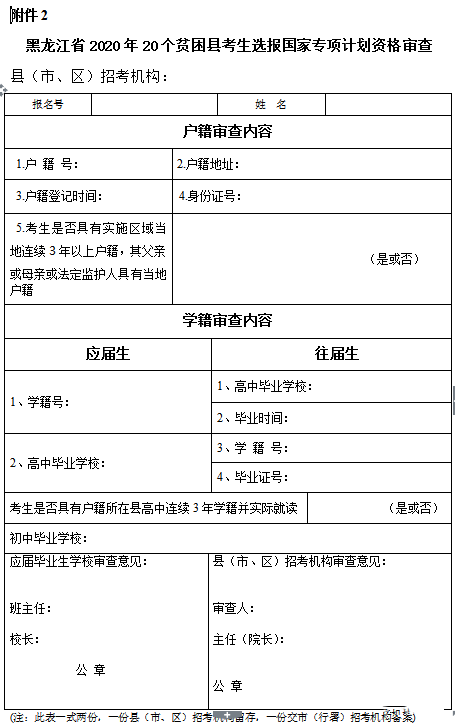 黑龙江省发布2020年高考报名时间