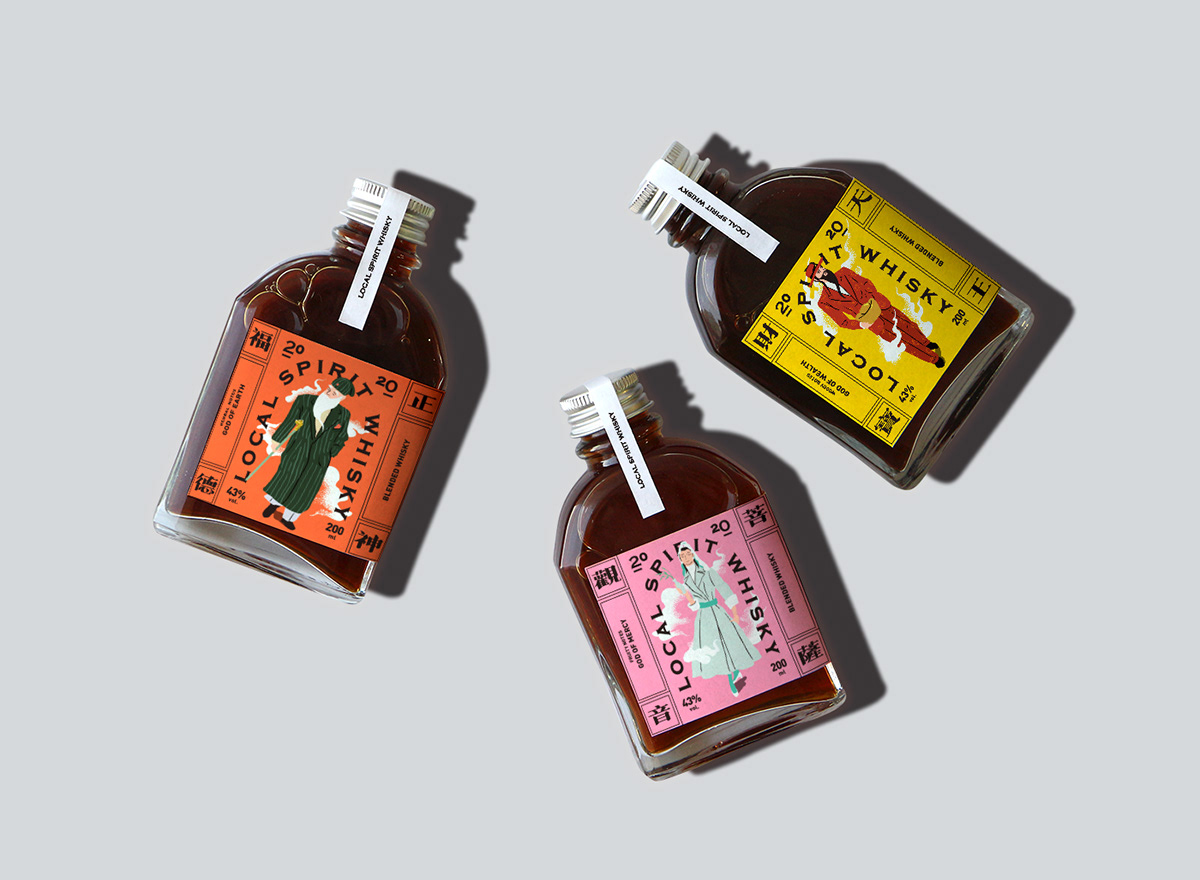 洋酒“威士忌”想要占有中國市場，包裝設計免不了入鄉隨俗
