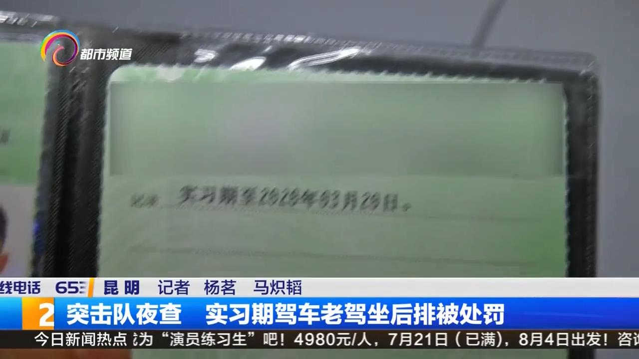 实习期新手开车上高速 陪同老驾坐后座 这么排座交警要处罚