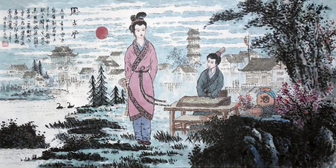 瓷颜茶语｜窈窕淑女，君子好逑，文人炽热爱慕佳作赏析