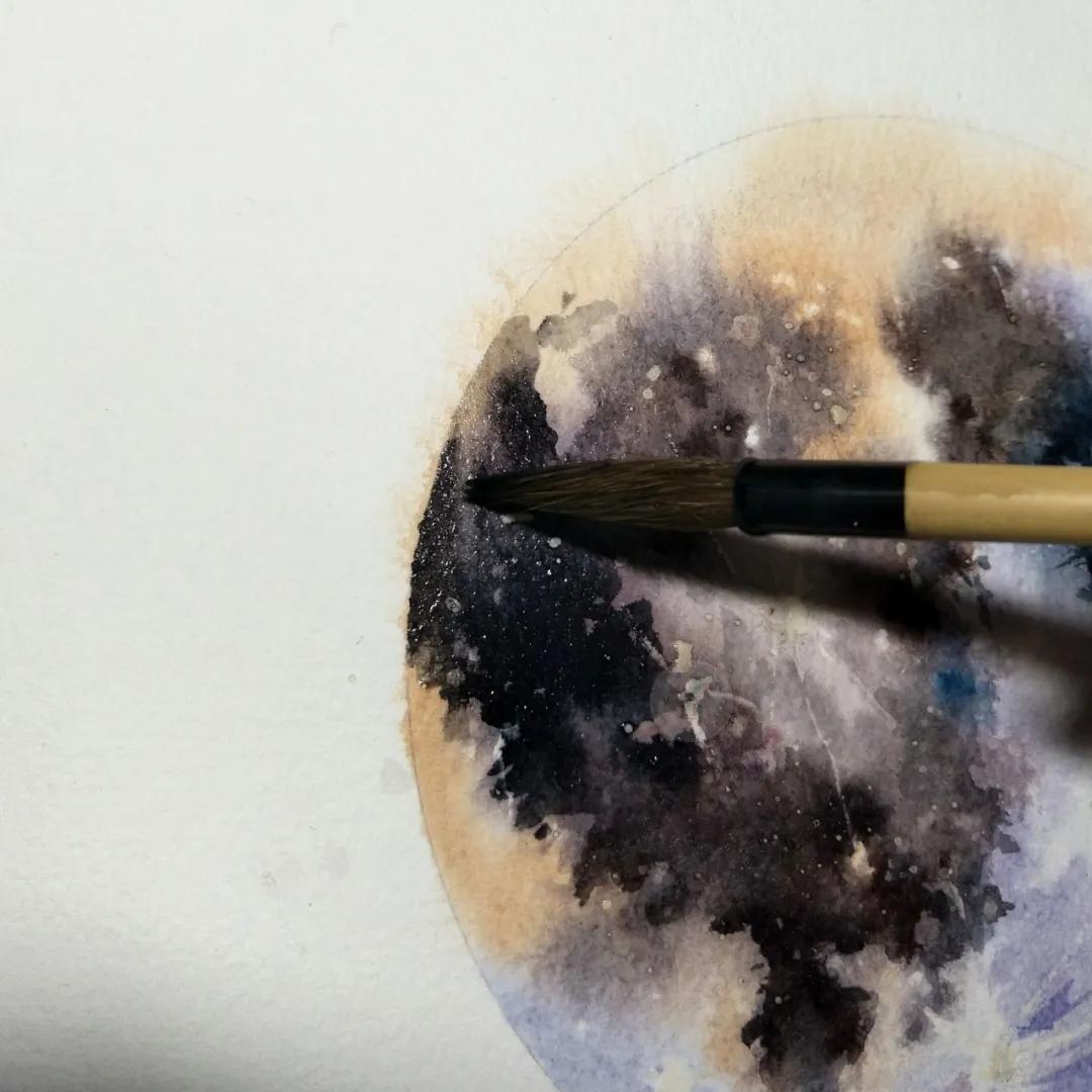 月球怎么画 画月球的方法