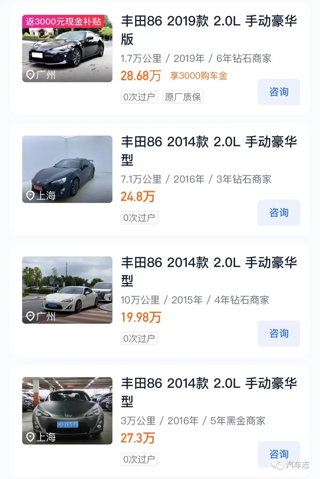 官宣！丰田GR86引进中国，限量50台远山灰SUPRA今日发售