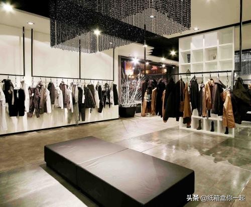欧美复古风服装店室内设计装修灵感