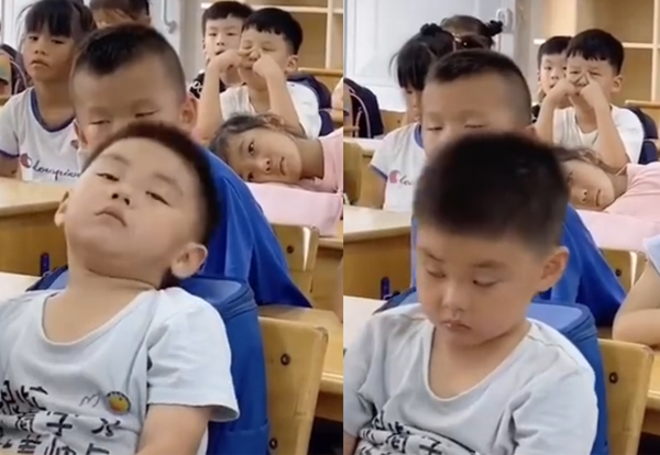 新学期睡倒一大片，学生一上课便犯困，别怪老师有“催眠功能”