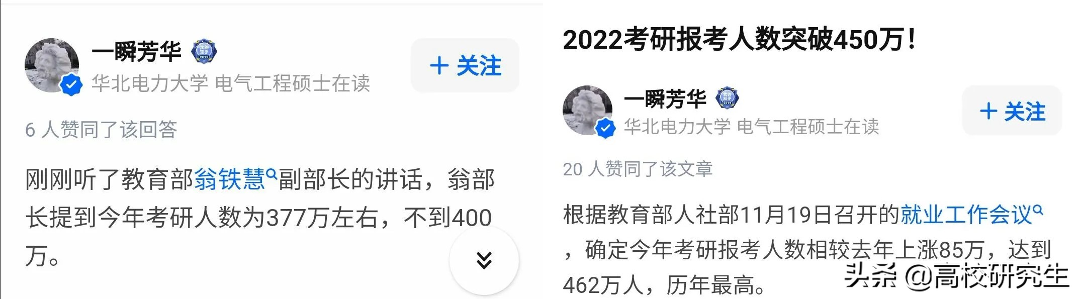 2022年考研人数达到462万，双非院校报名人数增长一倍