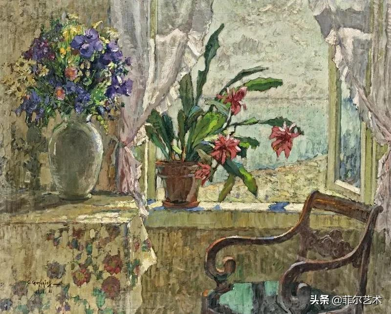 戈尔巴托夫（艺术家戈尔巴托夫的油画欣赏）