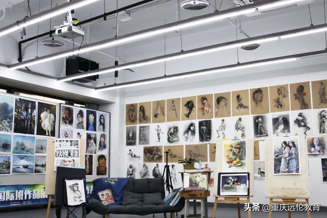 美术高考培训学校线上参观指南！足不出户，“云”游远伦教育！