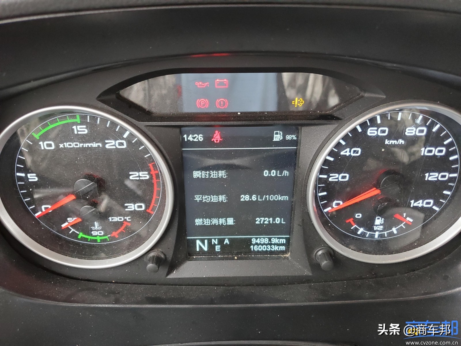 自动挡解放JH6用户评价：年行驶16万公里，平均油耗28.6L/百公里