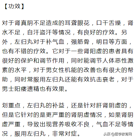 六味地黄丸、左归丸到底应该用哪个？你以前可能都选错了！