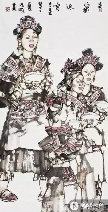 探索新蹊径-读张道兴的人物画