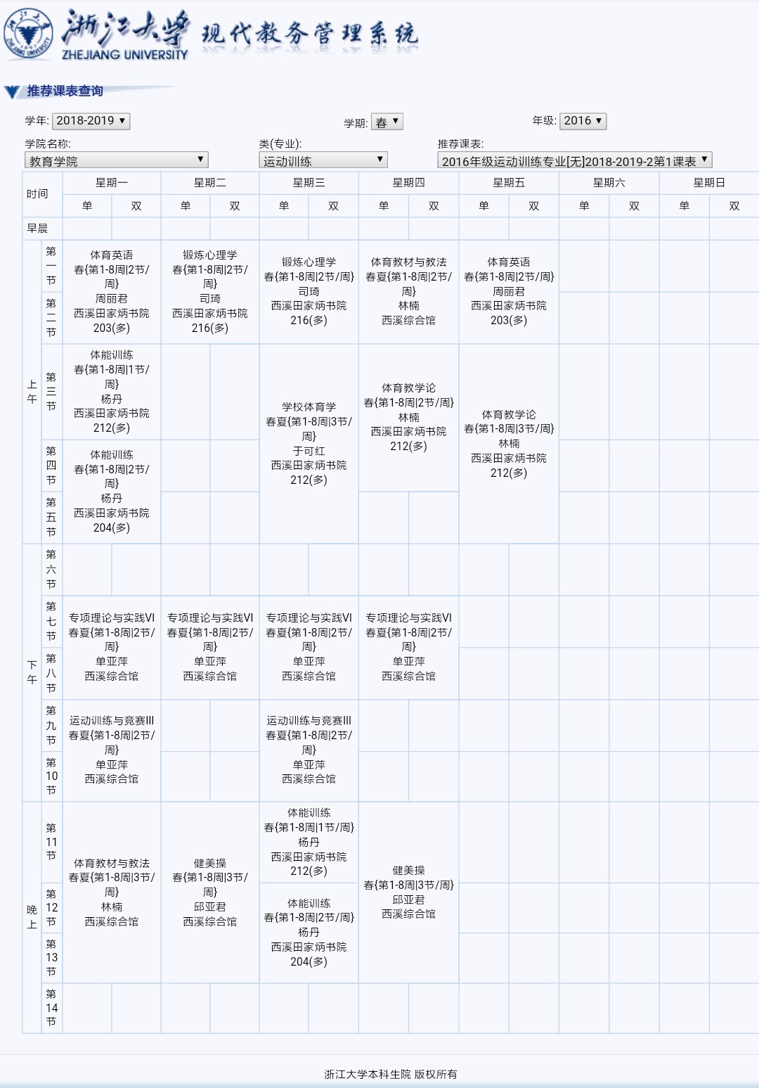 浙大学生的推荐课表有多“疯”？最多和最少之间差了26.25个课时！