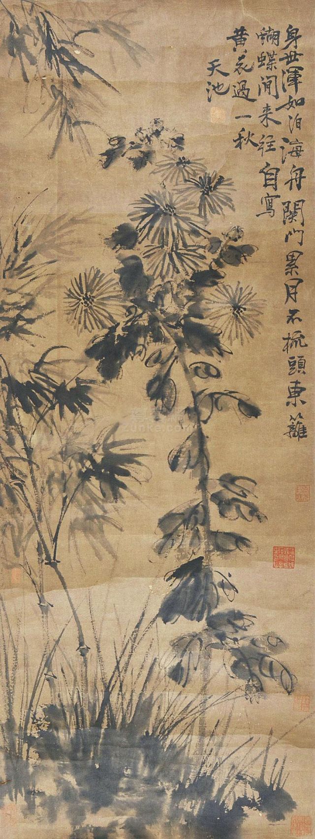 简述徐渭写意花鸟画的艺术成就?_徐渭写意花鸟作品赏析