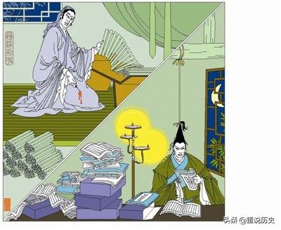 成语“悬梁刺股”里的历史