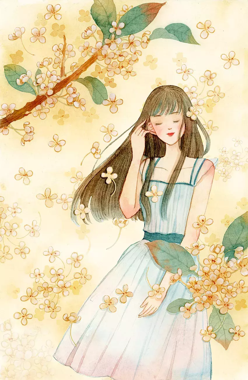 镜花水月，插画师用一支水彩笔画出一个梦想王国！