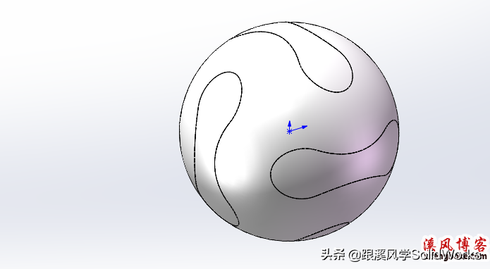 世界杯录像软件开发(用SolidWorks建模一个世界杯足球，SW分割命令的应用实例)