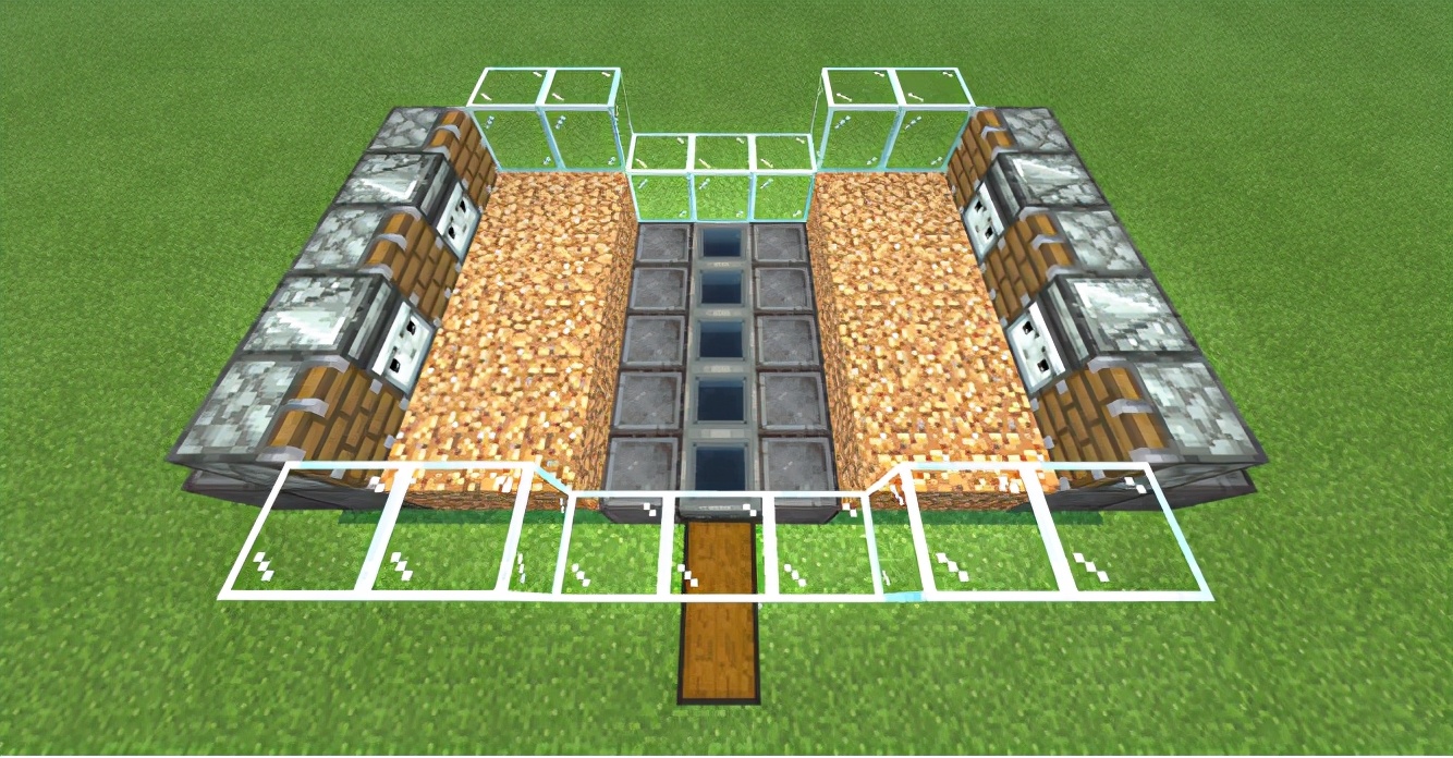 顶级教程《我的世界》全自动运输南瓜机 妈妈再也不担心我干饭啦