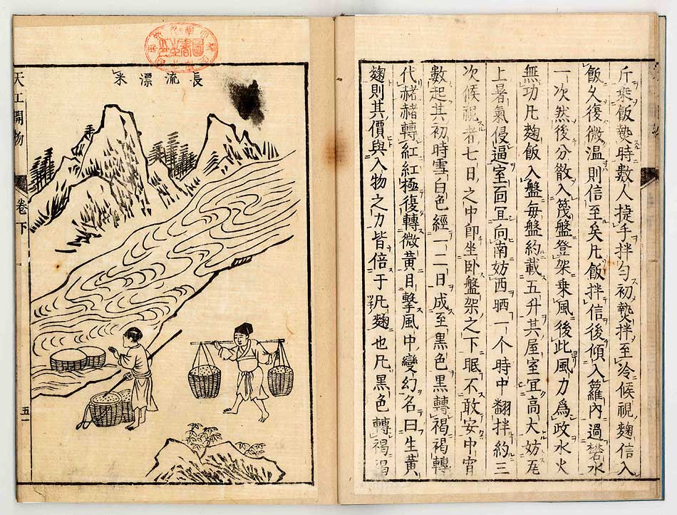 中国17世纪的工艺百科全书(明代宋应星的天工开物)