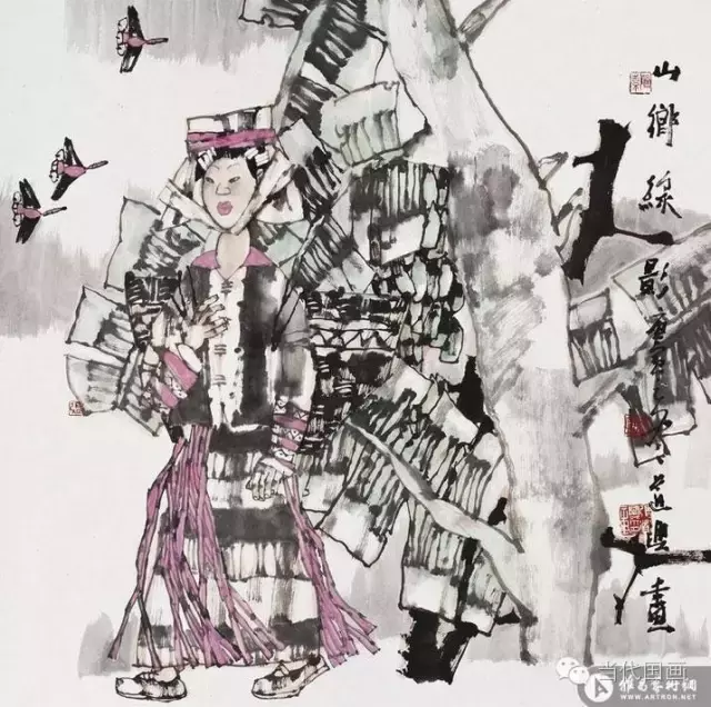 探索新蹊径-读张道兴的人物画