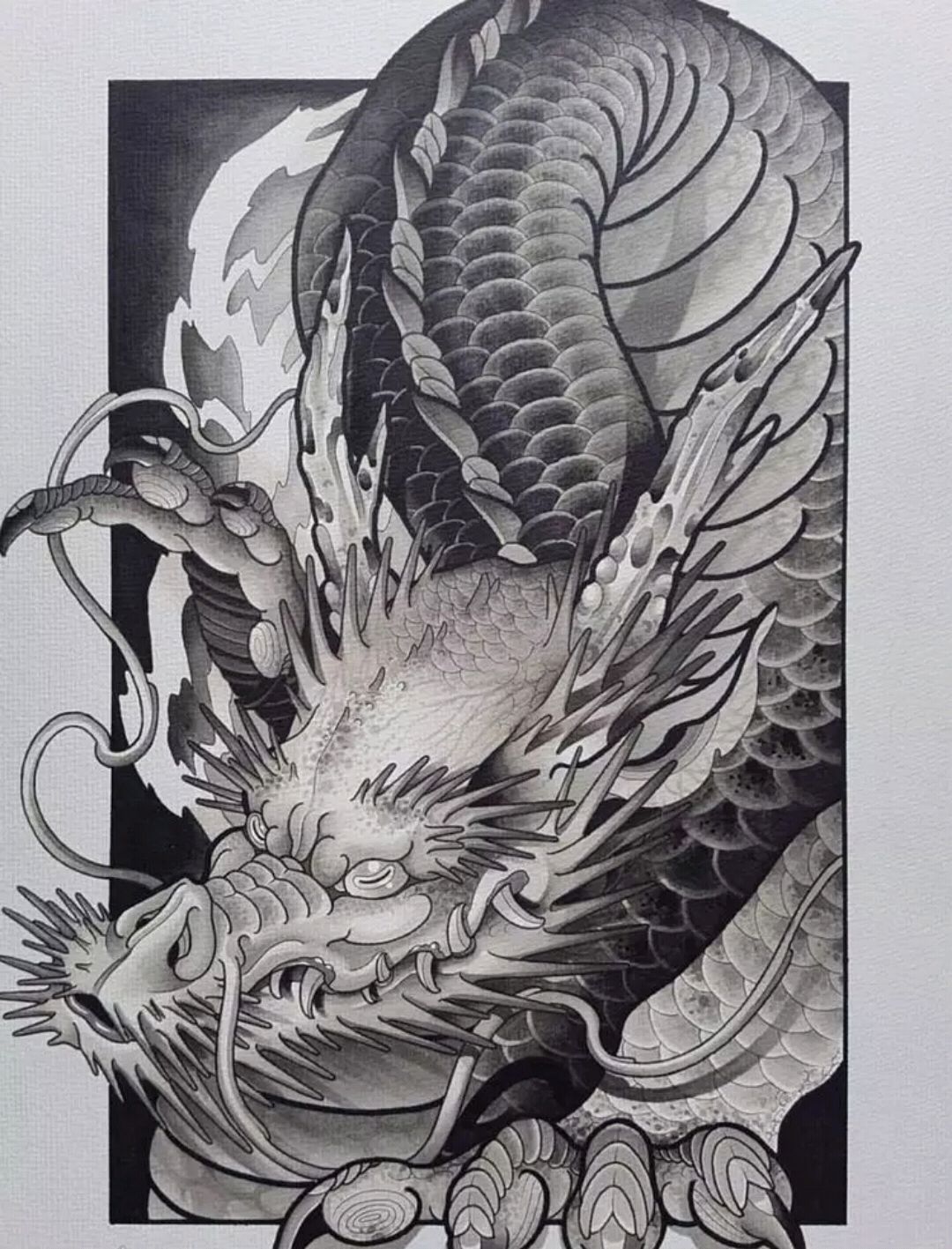 传统纹身寓意第九集:龙(中)