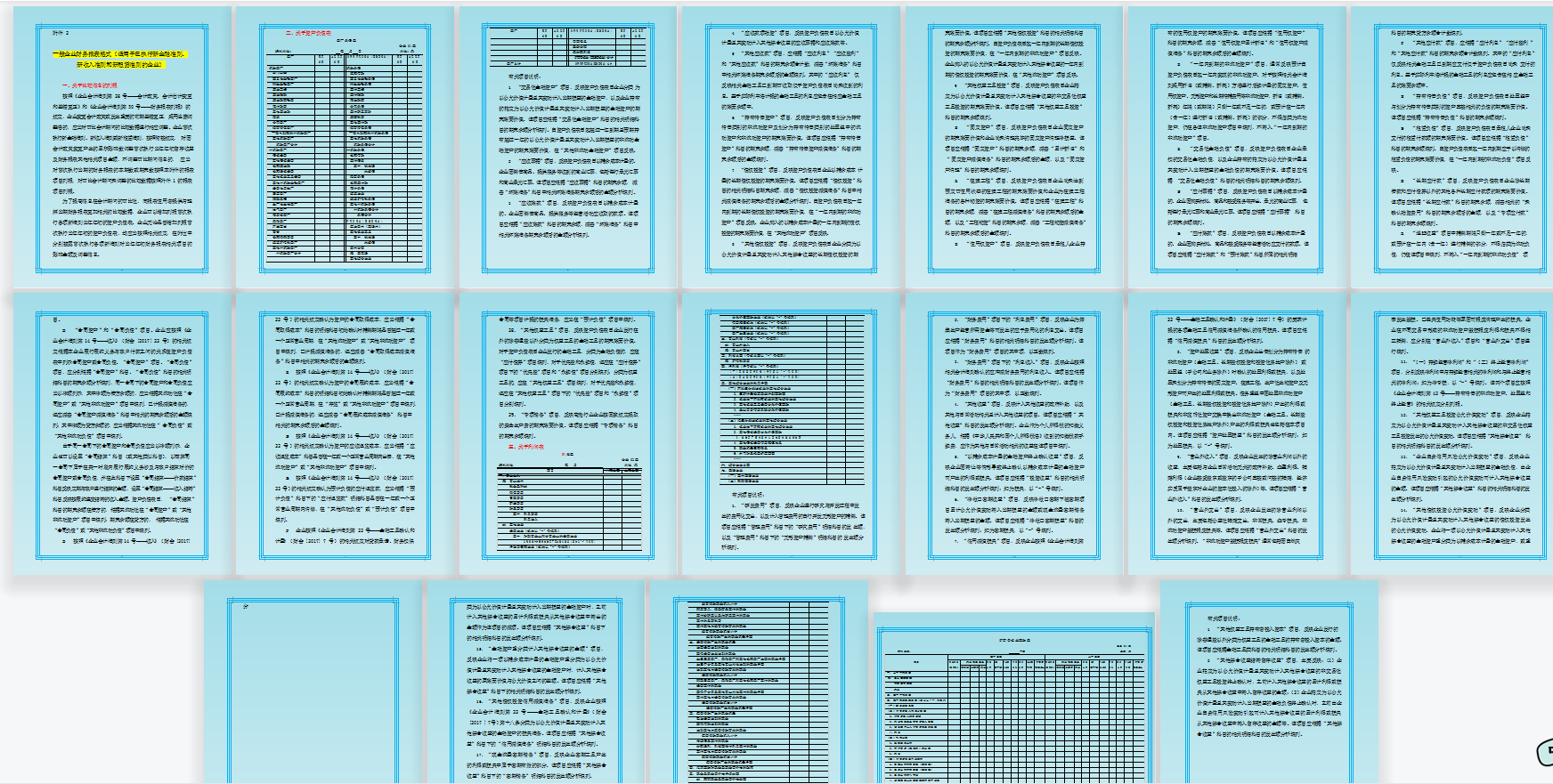 2021年起实行新财务报表模板及填表说明，收藏备用（完整版）