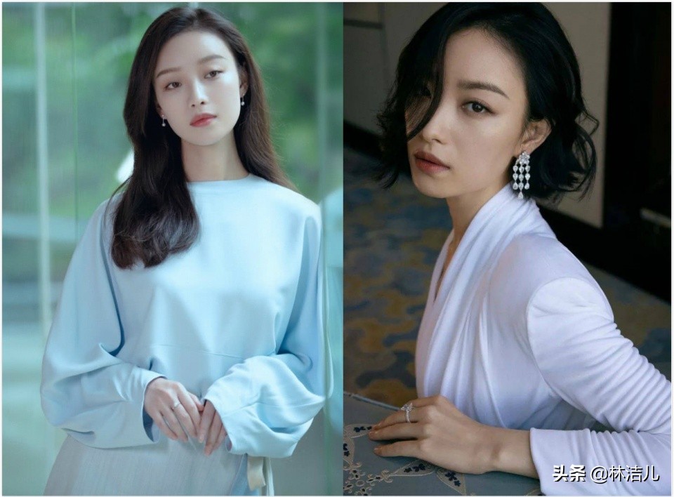 刘亦菲的狼尾短发太惊艳，倪妮的一刀切撩人，剪短发可不止看脸型