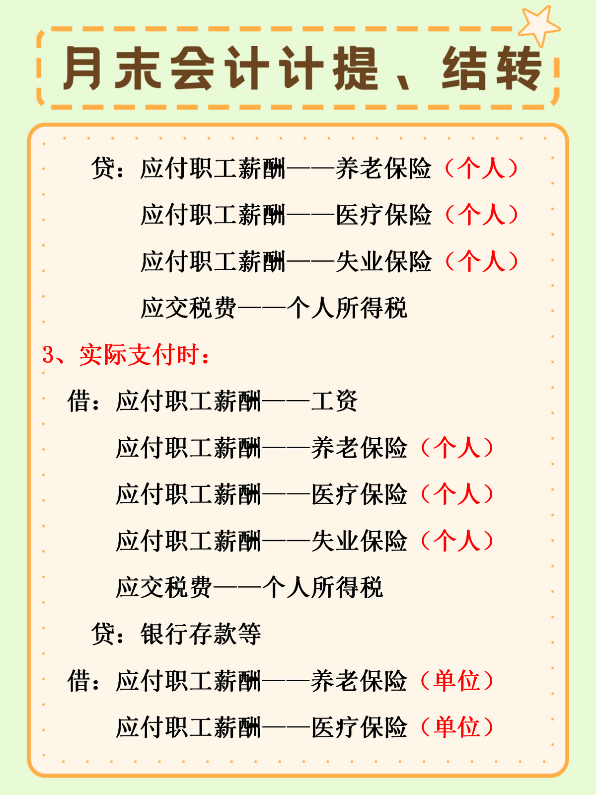 会计月末不想添堵？收好这份月末计提、结转分录，老板看了直夸好