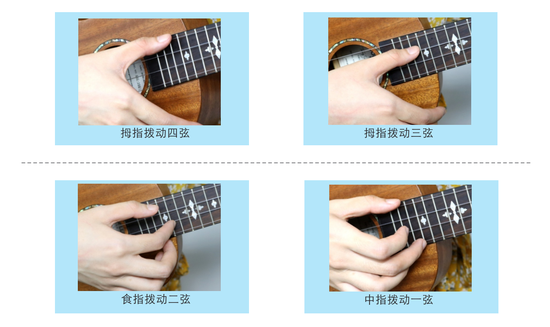 尤克里里新手入门指法尤克里里分解节奏型与复合音